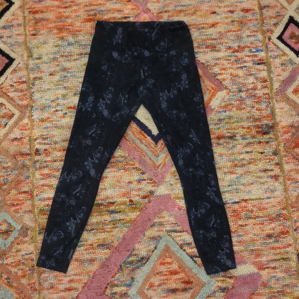 Varley leggings, size small, mix of grey, blue, black, worn but good condition